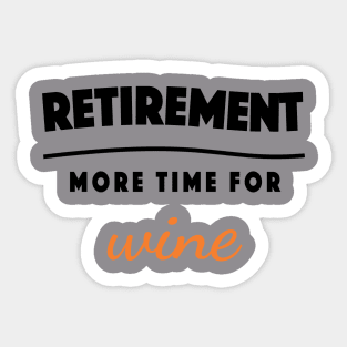 Retirement Gift Retired Elderly Party Wine Sticker